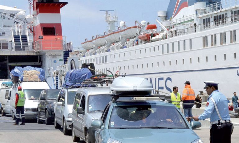 Trafic passager port Tanger Med