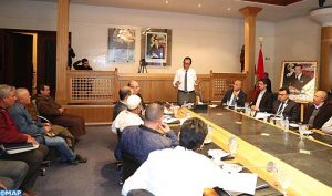 reunion avec les professionnels du transport routier m abdelkader amara m
