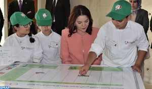 sar lalla hasnaa inaugure centre international hassan ii de formation a lenvironnement m