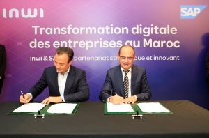 M. Mohamed Benmahjoub Directeur Général Adjoint Entreprises et Développement chez inwi M. Gregory Strasser Vice Président des Opérations pour l’Afrique Francophone SAP