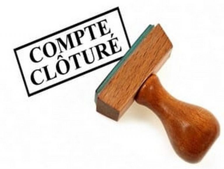 clôture de comptes