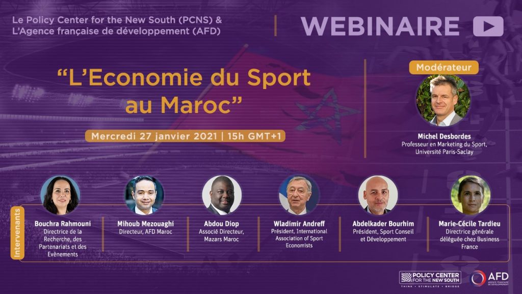 L'économie du sport au Maroc 1 l'économie du sport au Maroc PCNS AFD