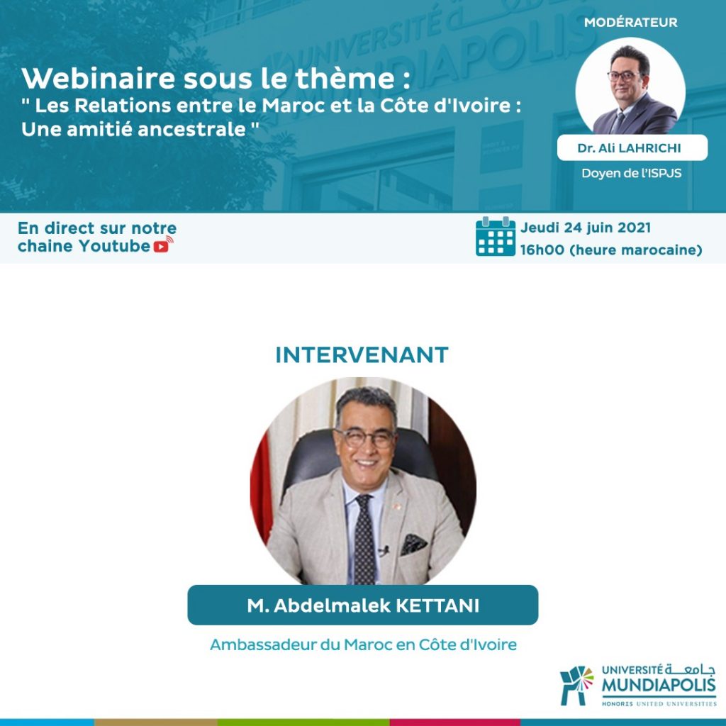Webinaire Abdelmalek KETTANI