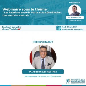 Webinaire Abdelmalek KETTANI