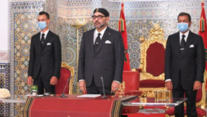 SM le roi fête du trône