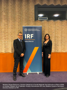 Fédération Routière Internationale Anouar Benazzouz adm