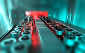 Pharmaceutical industry production line investing in innovation