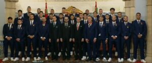 mohammed VI footballe lions de l'atlas