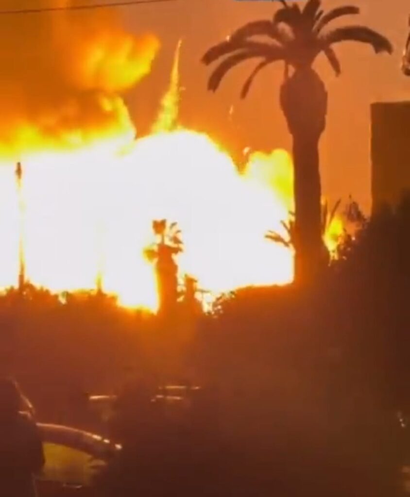 incendie mohammedia