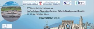 3ème édition du congrès international FRANCOFILT
