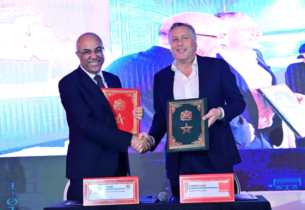 Signature d’une Convention-Cadre entre le Ministère de l'Enseignement Supérieuet Orange Maroc 1 orange