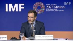 FMI perspectives économie mondiale Pierre-Olivier Gourinchas