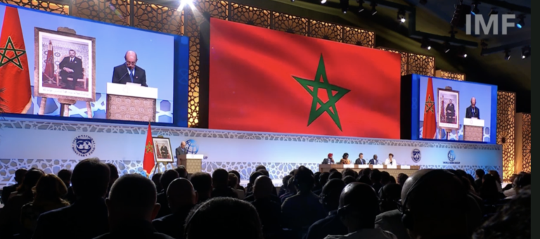 assemblées annuelles BM/FMI message royal