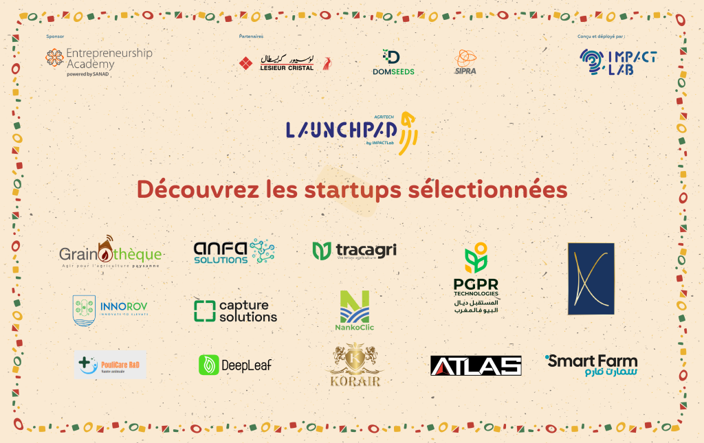 Programme Launchpad Agritech : 13 startups sélectionnées pour la 2e édition 1 Startup launchpad agritech