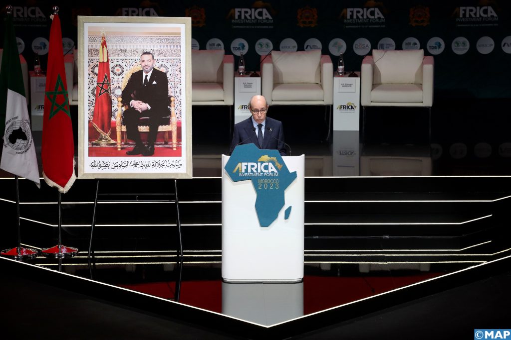 Forum pour l’investissement en Afrique sm le roi roi