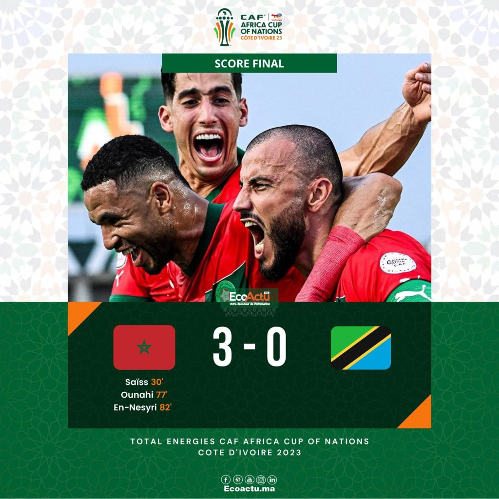 CAN : la Tanzanie s'incline face au Maroc 1 maroc Tanzanie can