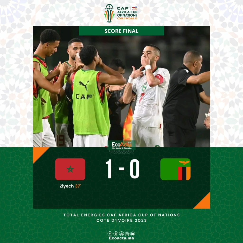 Maroc-Zambie : une victoire amplement méritée pour les Lions de l'Atlas 1 maroc