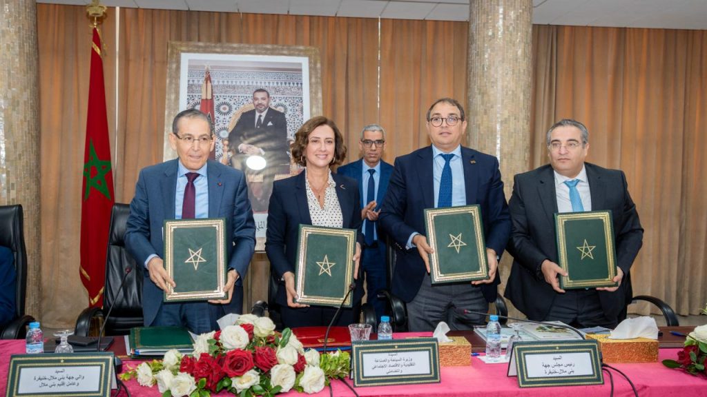 Tourisme : signature du contrat d’application de la feuille de route pour la région Béni-Mellal Khénifra 1 tourisme