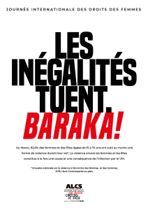 ALCS 8 mars 2024 Les inégalités hommes femmes vih tuent