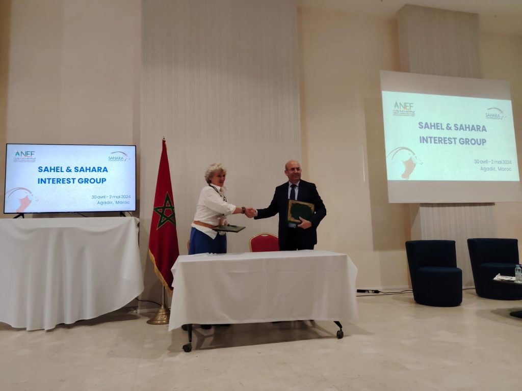 Signature d’une convention de collaboration entre l’ANEF et le Sahara Conservation 1 anef
