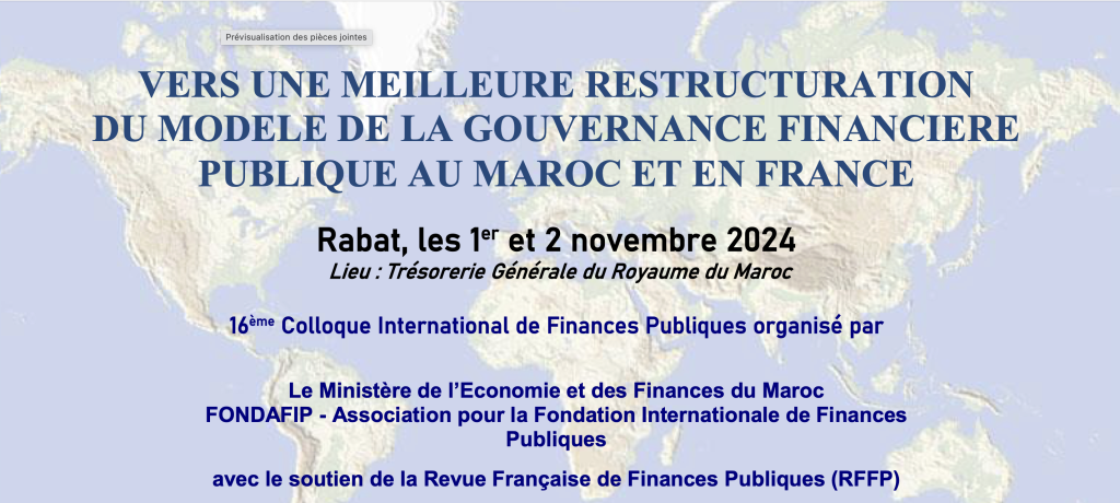 colloque International des Finances Publiques