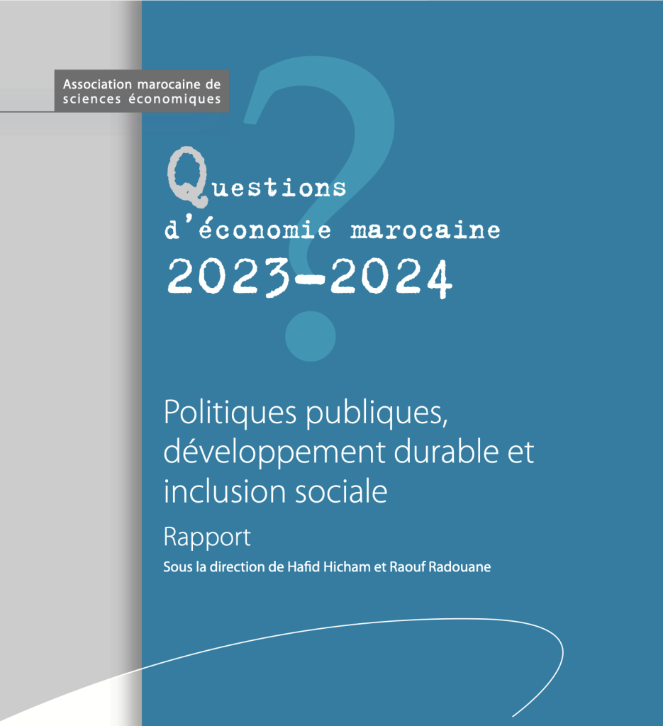 Questions d'économie marocaine : politiques publiques, développement durable et Inclusion sociale (AMSE) 1 amse questions économiques maroc