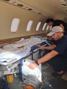 Transfert sanitaire urgent d’un enfant de 3 ans vers le CHU de Rabat
