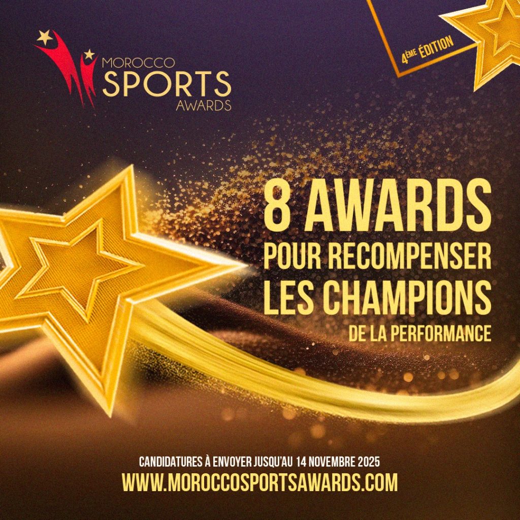 4ème édition des MOROCCO SPORTS AWARDS le 19 décembre 1 MOROCCO SPORTS AWARDS