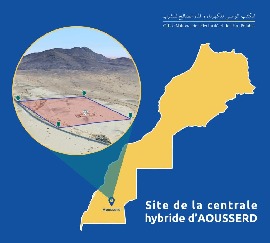 Électricité : l’ONEE lance la construction d’une centrale hybride à Aousserd 1 ONEE