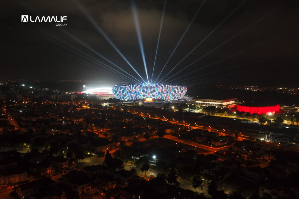 Lumière, architecture, ferveur : Lamalif Group au cœur des stades de la CAN Maroc 2025 1 Lamalif Group