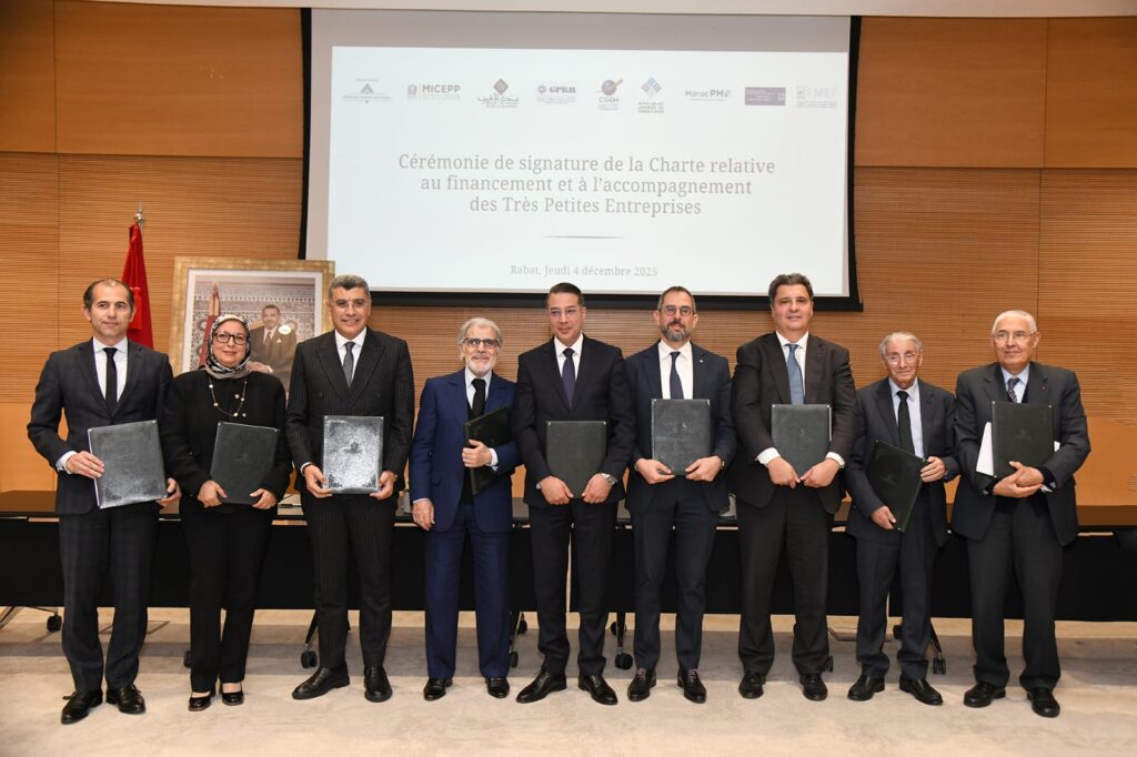 Signature de la Charte relative au financement et à l’accompagnement des TPE 1 tpe