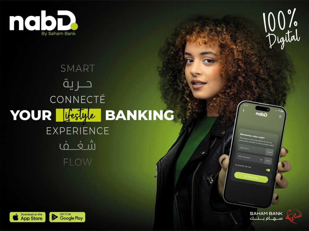 Sogé devient nabD, l’Offre 100% en ligne de Saham Bank 1 sogé Nabd