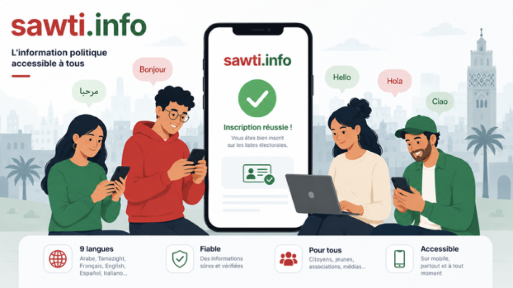 Sawti : la plateforme multilingue qui reconnecte les Marocains à la politique 1 sawti