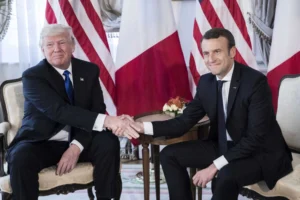 trump Macron