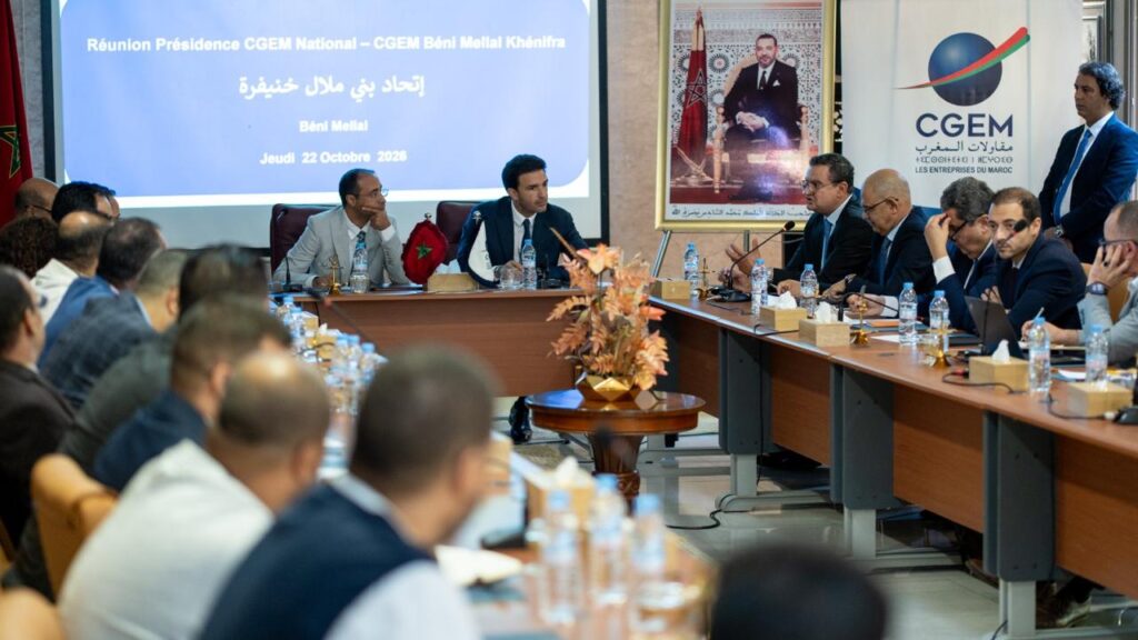 La CGEM à Béni Mellal-Khénifra : les priorités des entreprises régionales au cœur des échanges 1 cgem