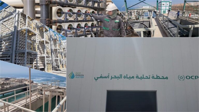 Station de dessalement d'au de SAFI OCP Green Water